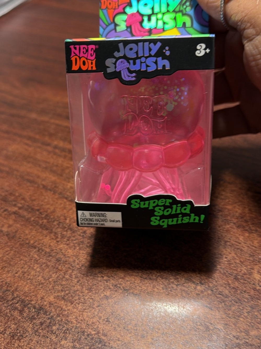 Jelly Squish Pink Kids Toy - Super Solid Squish!